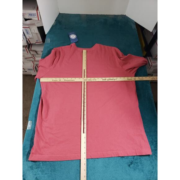 Life is Good Shirt Size Extra Large Mens Red Long Sleeve Logo Preppy Peru NWT - Picture 8 of 10